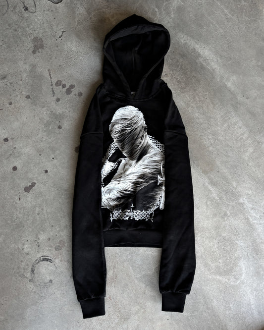 OCCULT mumia black hoodie