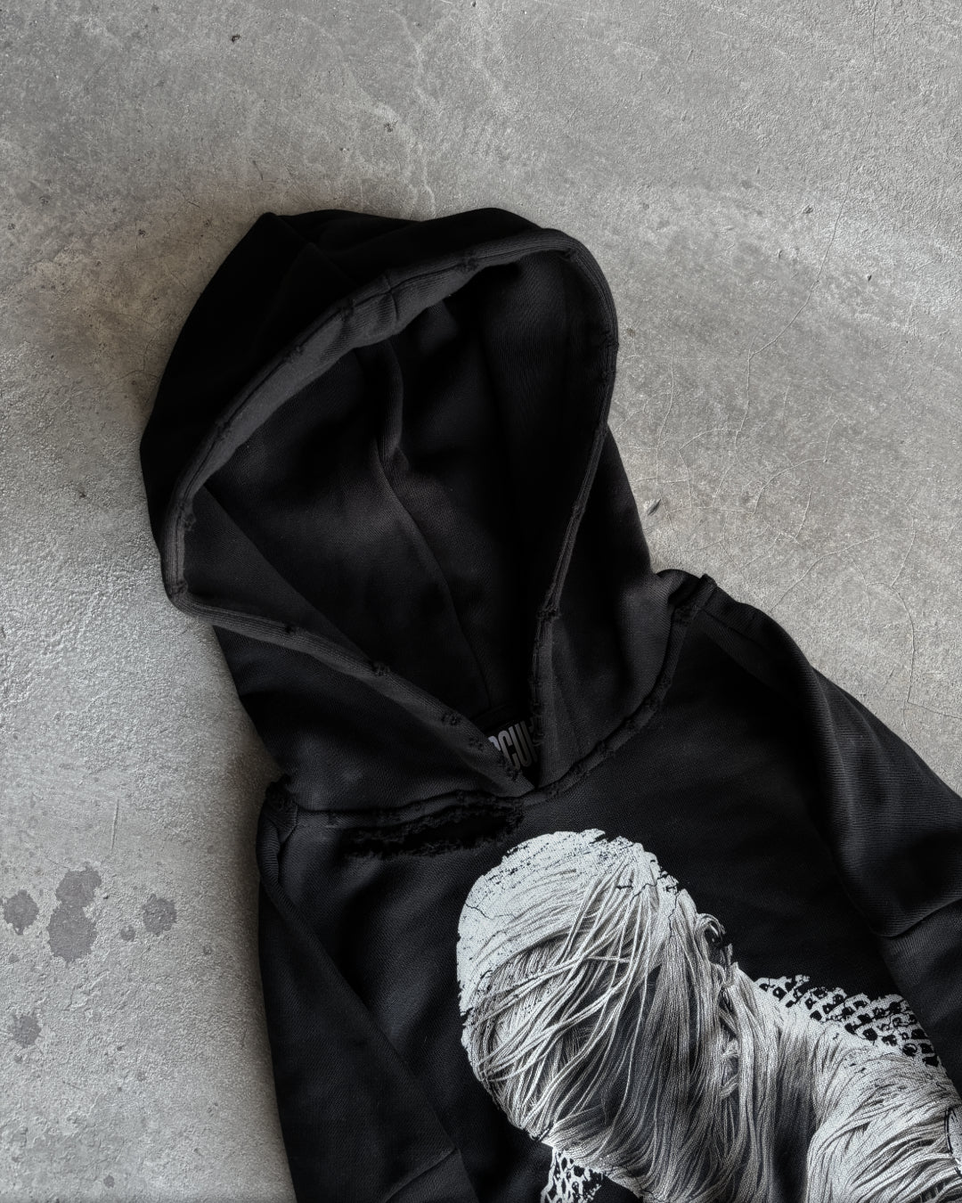 OCCULT mumia black hoodie