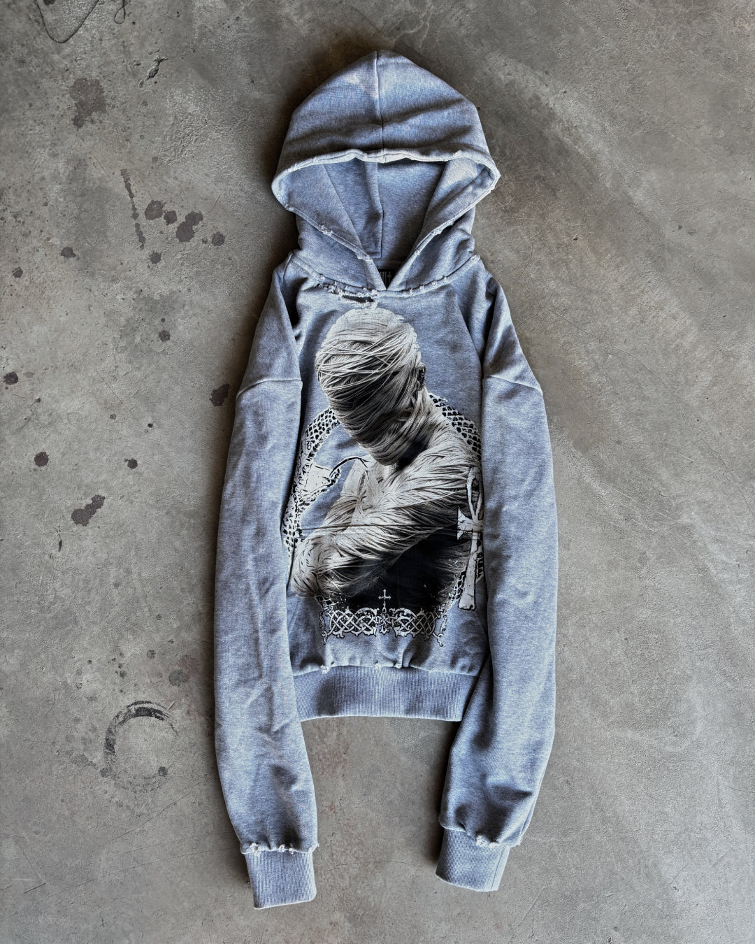 OCCULT mumia gray hoodie