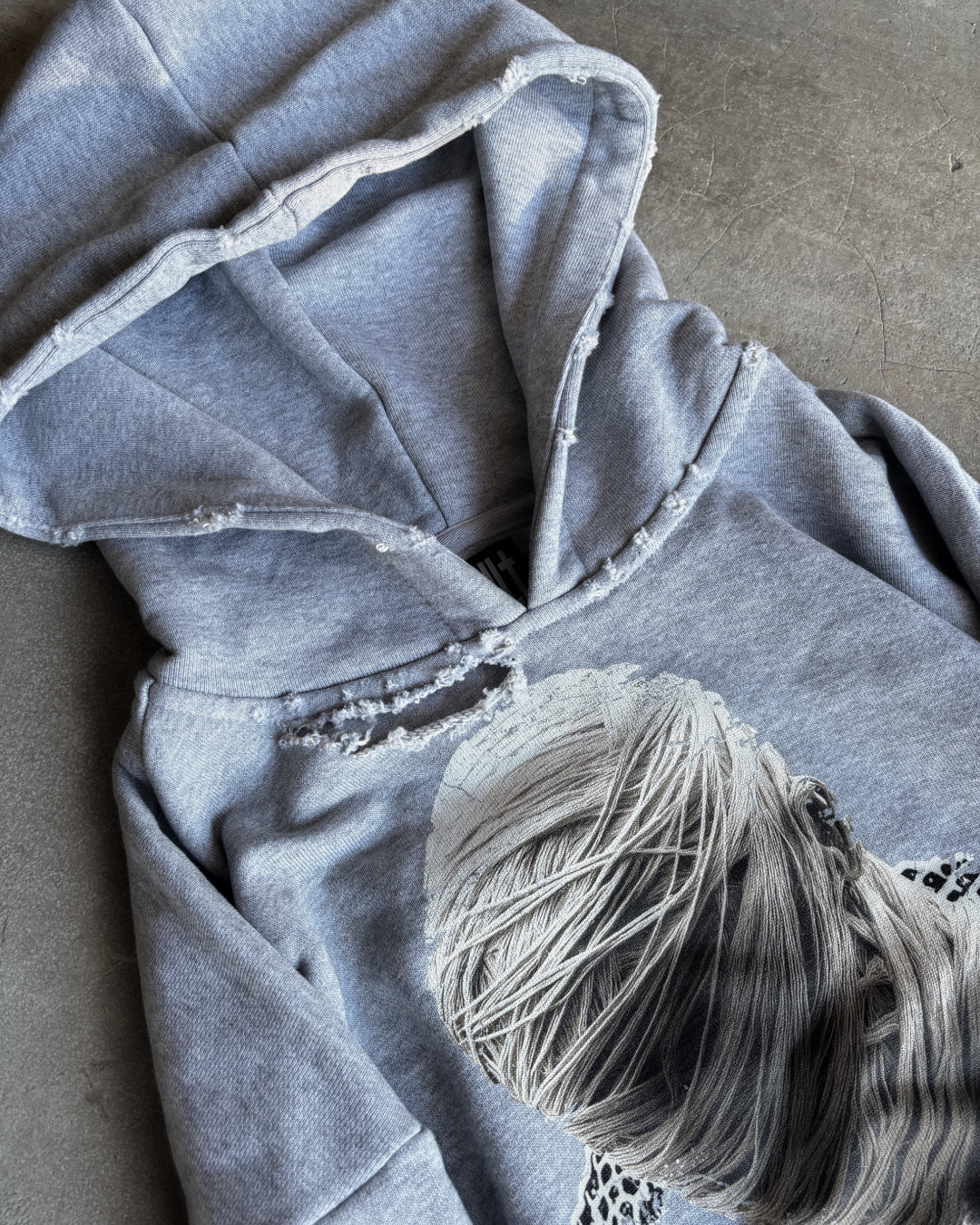 OCCULT mumia gray hoodie