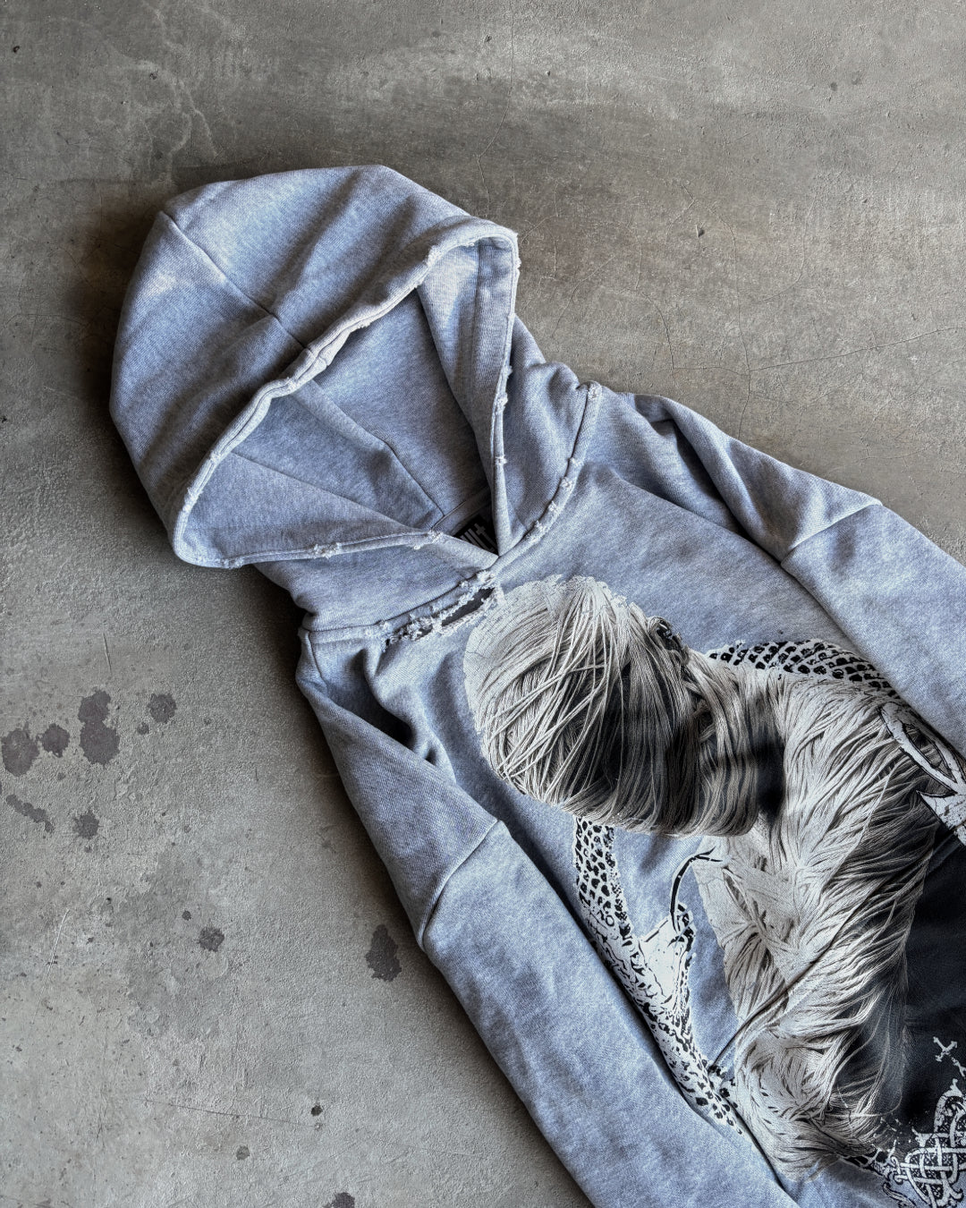 OCCULT mumia gray hoodie