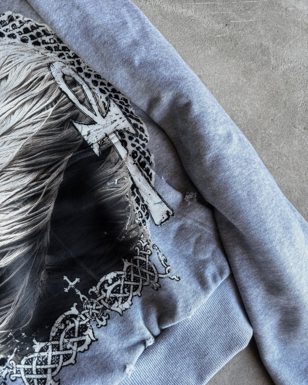 OCCULT mumia gray hoodie