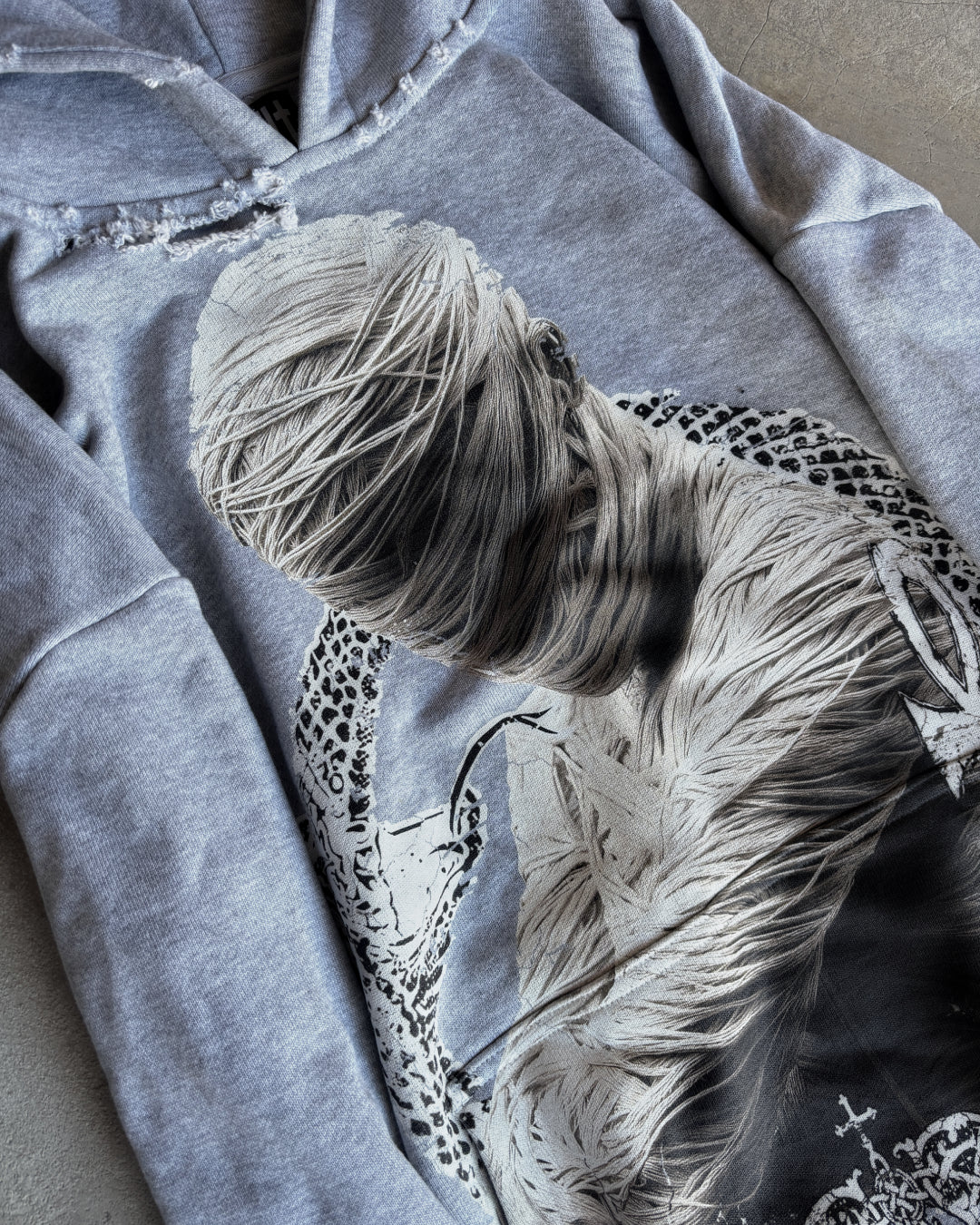 OCCULT mumia gray hoodie